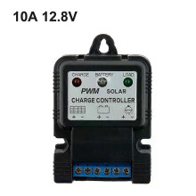 1 st. Zonnepaneelcontroller 10A 128V/111V-222V/12V-24V LED-display voor fotovoltaïsche systemen