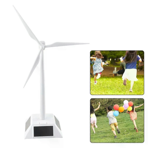 1pc Solar Windmühle Modell Powered Windmühle Modell Desktop Decor Craft Kinder Kinder Bildung Hause