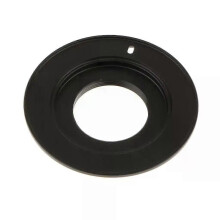 1x cameralensadapter voor C-mount lens naar Micro 4/3 MFT zwart