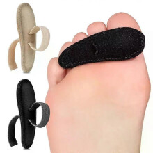 1pc Unisex Hammer Toe Kissen Protector Separator Unterstützung Pads Temporäre Corrector Haarglätter