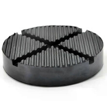 1pc Auto Lift Jack Stand Pads Schwarz Gummi Schlitz Boden Pad Rahmen Schiene Adapter