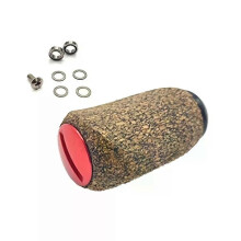 1 stuk Waterdrop wielhendelknop van rubber, kurk en hout met grippillen voor DAIWA-vismolenmodificatie-accessoires