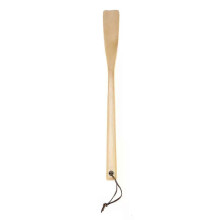 1 calzador de madera con mango largo, profesional, cómodo, de 40 cm, para mujeres y hombres mayores.