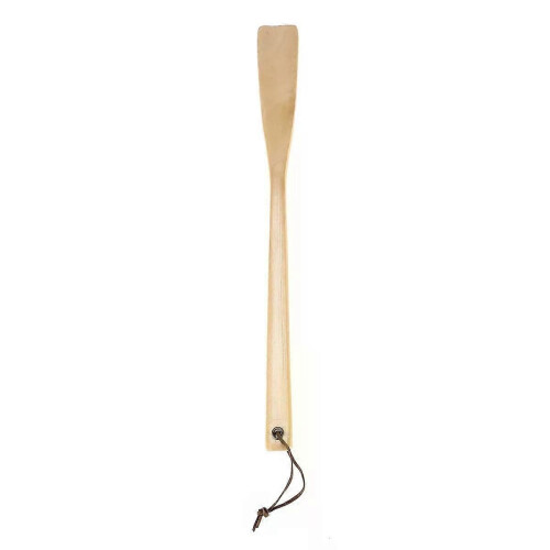1PC Calzascarpe in legno con manico lungo professionale e comodo da 40 cm per donne e uomini.