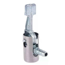 1Pcs 1/4 Lock auf Air Chuck Auto Lkw Reifen Reifen Inflator Ventil Luftpumpe Clip Düse Metall Adapter