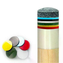 1 Stück Buntes Acryl-Pool-Queue-Spitzenkissen Anti-Crack14mm Billard-Pool-Queue-Ferrule-Dichtungskissen
