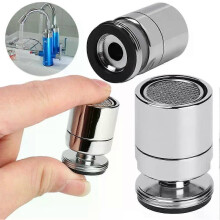 Aérateur de robinet d'eau 22 mm femelle/24 mm mâle, rotation à 360 degrés, super pulvérisateur pivotant,
