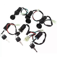 1 pz 2/4 fili pin interruttore di accensione avviamento blocco chiave per ATV Go Kart Scooter Moto ECC.