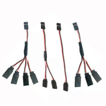 1 STUKS 20cm 1 tot 1/2/3/4 RC Servo Verlengkabel voor Futaba JR Man naar Vrouw RC Model