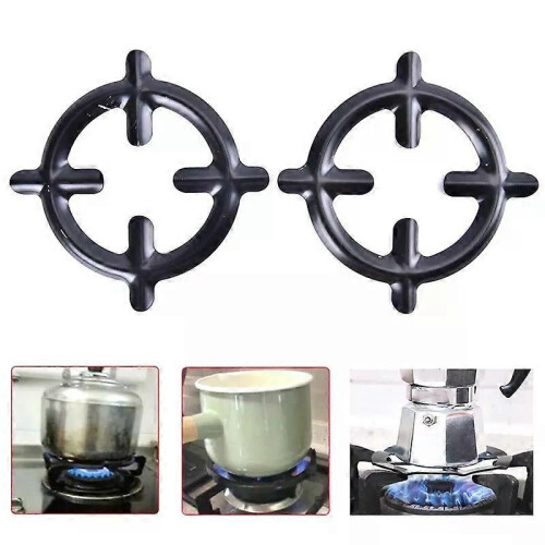 1PC Durable Eisen Gasherd Herd Platte Kaffee Moka Topf Stand Minderer Ring Halter Kaffee Maker Regal