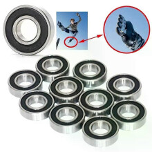 Roulement à billes en acier à double blindage, 1 pièce, 608ZZ 608RS 609ZZ 609RS, pour patins à roulettes,