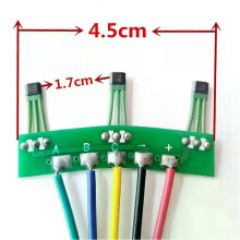 1pc Elektrische Fahrzeuge Motor Hall-Sensor Mit Bord Kabel 3144 3413 Halle Teil Ebike PCB Für Zwei Rad