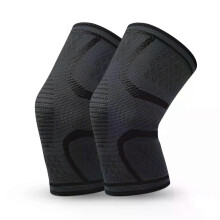 1 genouillère de compression élastique en nylon pour le sport, idéale pour la course à pied, le cyclisme