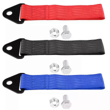 1 stuk zeer sterke nylon sleepriem, universele autorace-sleepkabels voor maximale bumper-aanhangwagentreksterkte