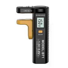1st torrbatteritestare Digital batteritestare för AAA/AA/C/D/N/9V/15V knappcellsbatteritestare
