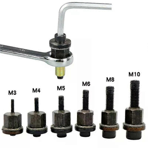 1pcs Hand Rivet Nut Gun Head Nuts Simple Installation Manual Riveter Rivnut Tool Accessory for Nuts