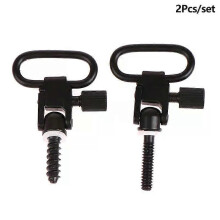 2 eslabones giratorios de liberación rápida para rifle, accesorios de caza, kit de acero al carbono,