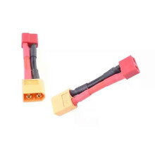 2 stuks T-stekker Deans vrouwelijk naar XT60 mannelijk draadconnectoradapterconverter voor RC LiPo NiMH-batterij