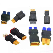 2 stuks XT30 mannelijke vrouwelijke naar Deans T-stekker TRX Traxxas EC5 EC2 mannelijke vrouwelijke
