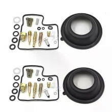 2 sets voor Honda VT700 VT750 Shadow VT700C VT750C motorfiets carburateur reparatieset plunjermembraan