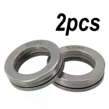Lot de 2 roulements argentés pour moteurs Bafang, accessoires de vélo électrique pour BBS01, BBS02,