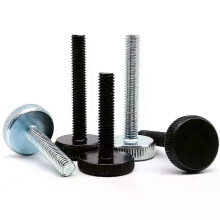 2/5 st M3 M4 M5 M6 M8 DIN653 GB835 Knurl Flat Head Hand Dra åt Tumskruv Gardinvägg Glas Tumskruv