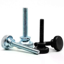 2/5 st M3 M4 M5 M6 M8 M10 DIN464 GB834 Knurl High Step Head Hand Dra åt Tumskruv Gardinvägg Glas