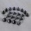 20 pezzi di clip in plastica per auto adatte per BMW X5 E70 X6 E71, clip per sottoporta laterali 1