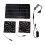 Kit ventola a pannello solare a risparmio energetico efficiente da 20 W con interruttore per serra RV 1