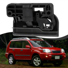 1 pieza de manija de tapa de pestillo de cerradura de guantera negra de plástico para NISSAN X-TRAIL
