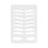 1pcs Plastic Microblading Reusable Practice Stencil Eyebrow & Lips Template Shape Permanent Makeup Tattoo 1