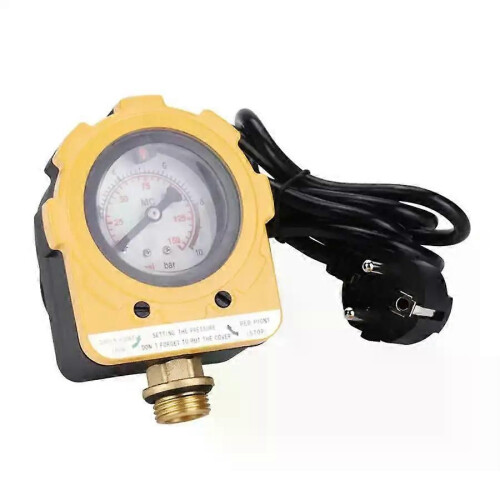220V 10 Bar vattenpump tryckomkopplare tryckkontrollenhet elektronisk switch byte av vattenpump