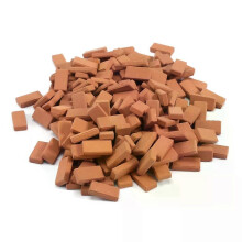 200 stuks ministenen voor landschapsarchitectuur, miniatuurstenen, bakstenen muur, kleine stenen voor
