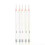 Crayon à sourcils blanc imperméable 1818, longue tenue, durable, microblading, doux et naturel. 1