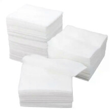 200 esponjas de gasa no tejidas para maquillaje facial, almohadillas de gasa antiadherentes, esponjas