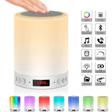 2023 - Bedlamp, sfeerlicht met Bluetooth, luidspreker, wekker met FM-radio, digitale wekker