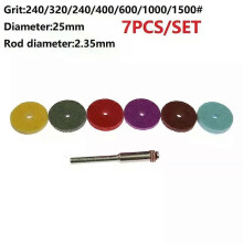 1 set nylon polijstschijven 240/320/400/600/1000/1500 korrel slijpschijf nylonvezel schuurpunt
