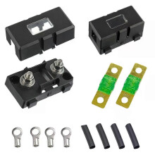 1 set (2 pezzi) ANS Fusibile a forcella per tromba 32 V 40 A 50 A 60 A 70 A 80 A 100 A 125 A 150 A 200