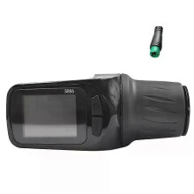 24V 36V 48V 60V S886 Ebike LCD-schermpaneel met draaigas voor elektrische scooterfiets (5PIN)
