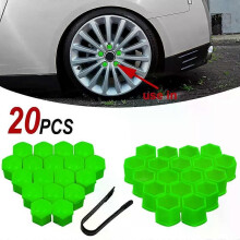 20 stücke 19mm Auto Rad Mitte Mutter Kappe Anti-Rost Auto Hub Schraube Abdeckung Reifen Mutter Bolzen