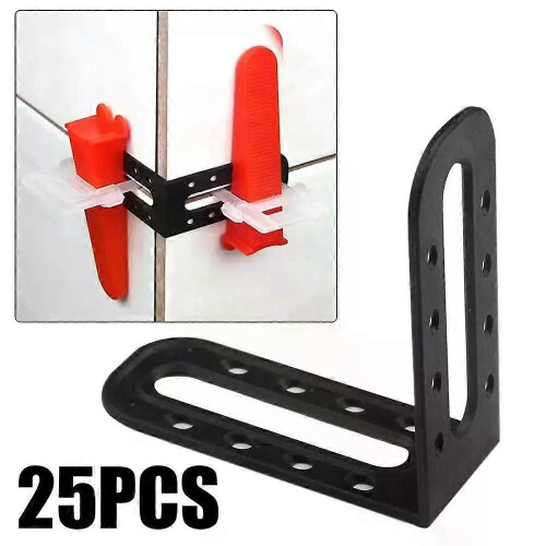 25 Pcs Tile Spacers Cross Leveling Angle System Removable Reusable Home Improvement for Floor Wall Tiles