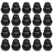 20Pcs Schwarz Radmutter Deckt Kappe für Chevrolet S10 Blazer & für GMC Jimmy Sonoma 15661036