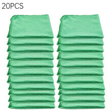 20pcs Car Detailing Car Wash Microfiber Towel Car Cleaning Cloths Professional Cleaning Drying Auto