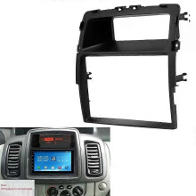 2 Din autoradiopaneeli Nissan Primastar Opel Vivaro Renault Trafic II asennuskehykselle DVD