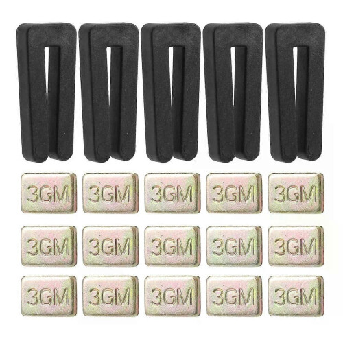 20-teiliges Deckenventilator-Blattausgleichsset, einschließlich 5 elastischer Ventilator-Balance-Clips