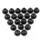 20 stücke Außen Kunststoff Körper Mutter Flansch Clips 5mm Nylon Mutter 10mm Hex Schwarz Auto Werkzeug 1