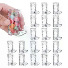 25st Mini Cowboy Boot Shot Glasögon Cowboy Glasögon Western Cowboy Glasögon för Cowboy Cowgirl Bachelorette