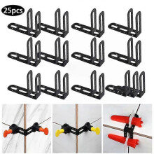 25PCS Fliesen Nivellierung Winkel System Clips Für Boden Wand Leveler Fliesen Nivellierung Spacer Locater