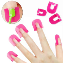 26 pezzi Nail Art Beauty10 taglie colla modello anti-goccia manicure protettore strumenti rendono il