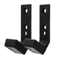 2 stuks halterstandaard, wandgemonteerd opbergrek voor fitnessapparatuur, halterstandaard, zware kledinghouder